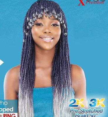 X-Pression 3x Pre-Stretched Braid 50”
