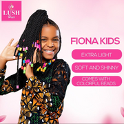 LUSH Fiona Kids Crochet Hair