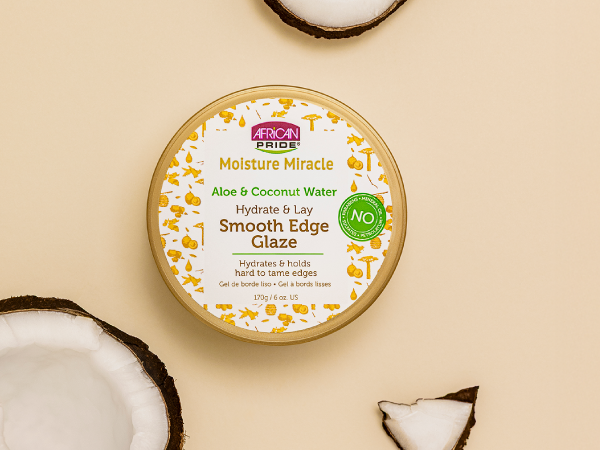 African Pride hydrate and lay smooth edge glaze