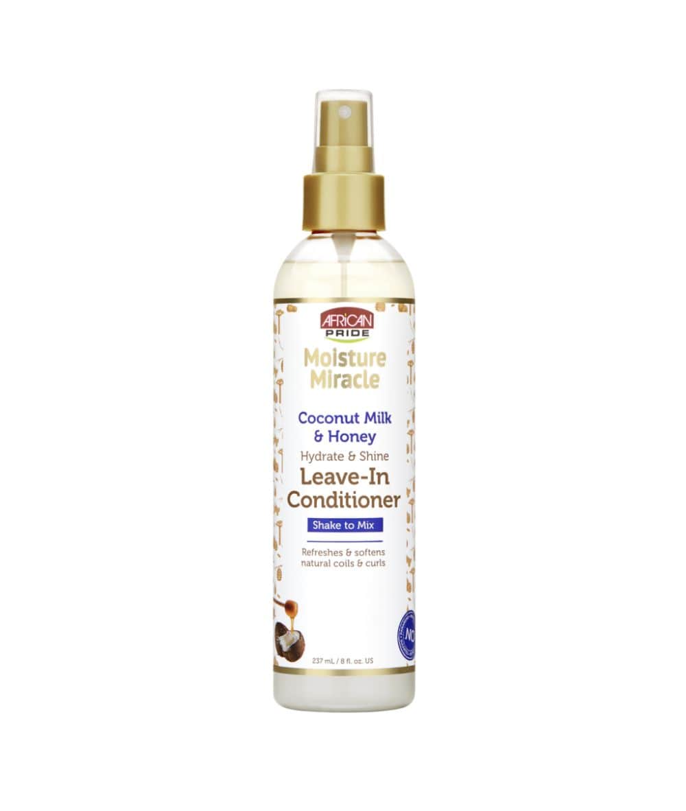 African Pride Moisture Miracle Coconut Milk & Honey Leave In Spray