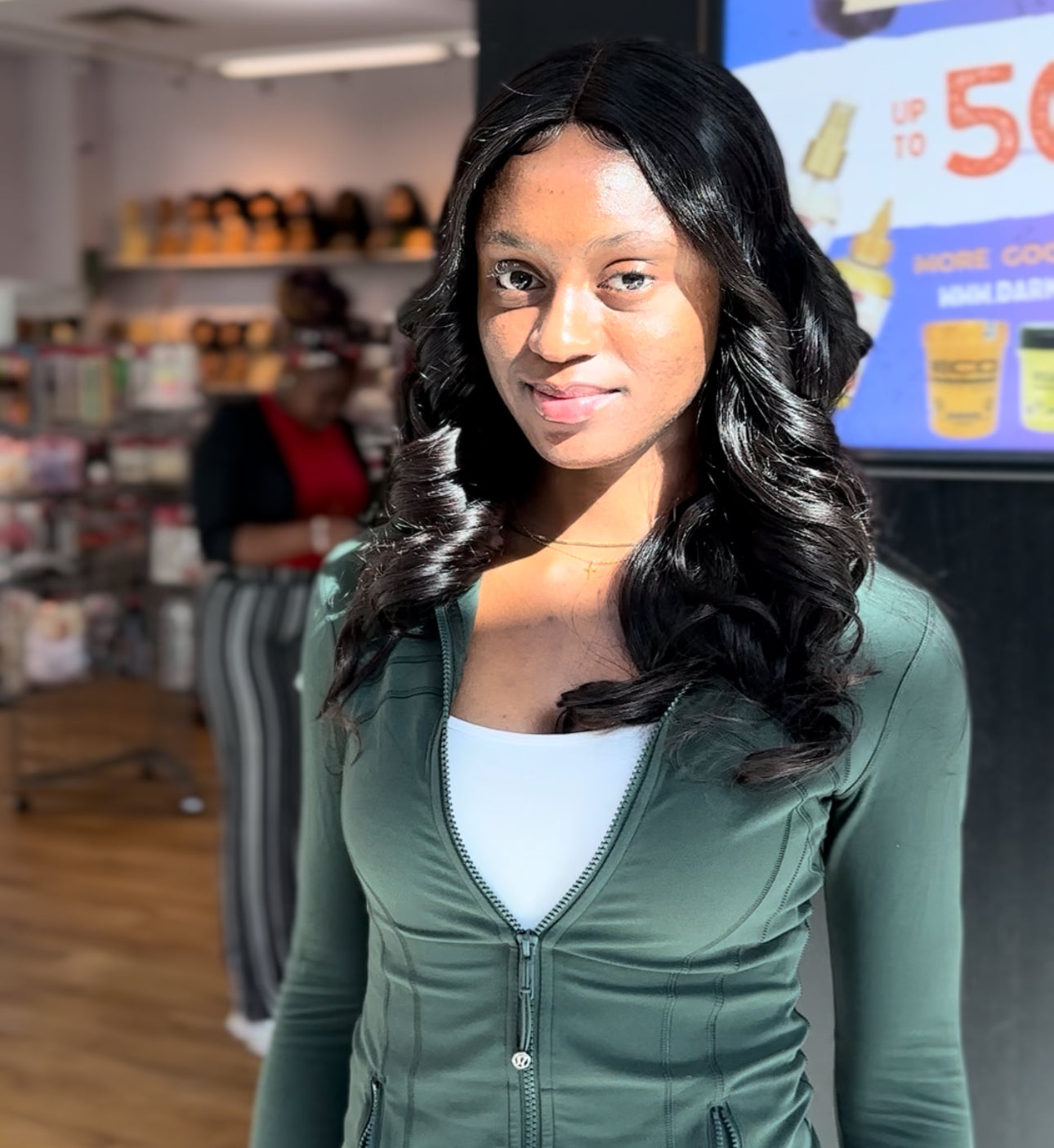 'AMARACHI' Bouncy Wave 4x4 Lace Wig