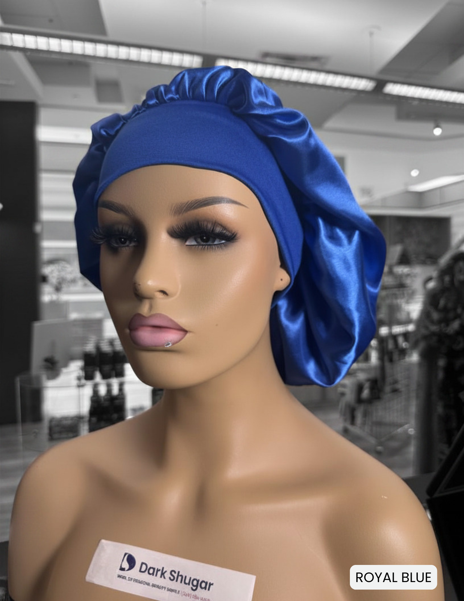 Wide Band Satin Bonnet