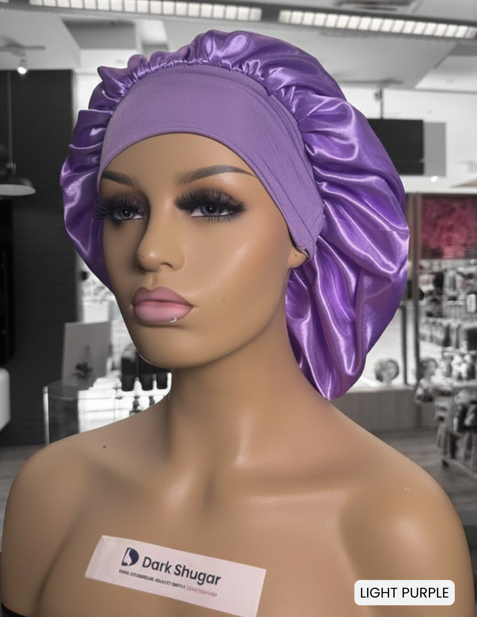 Wide Band Satin Bonnet