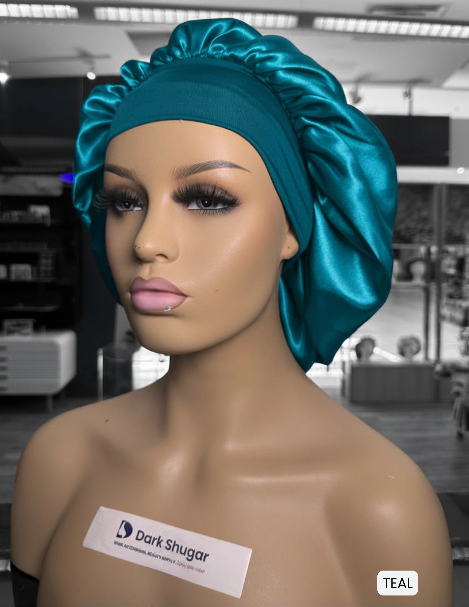 Wide Band Satin Bonnet