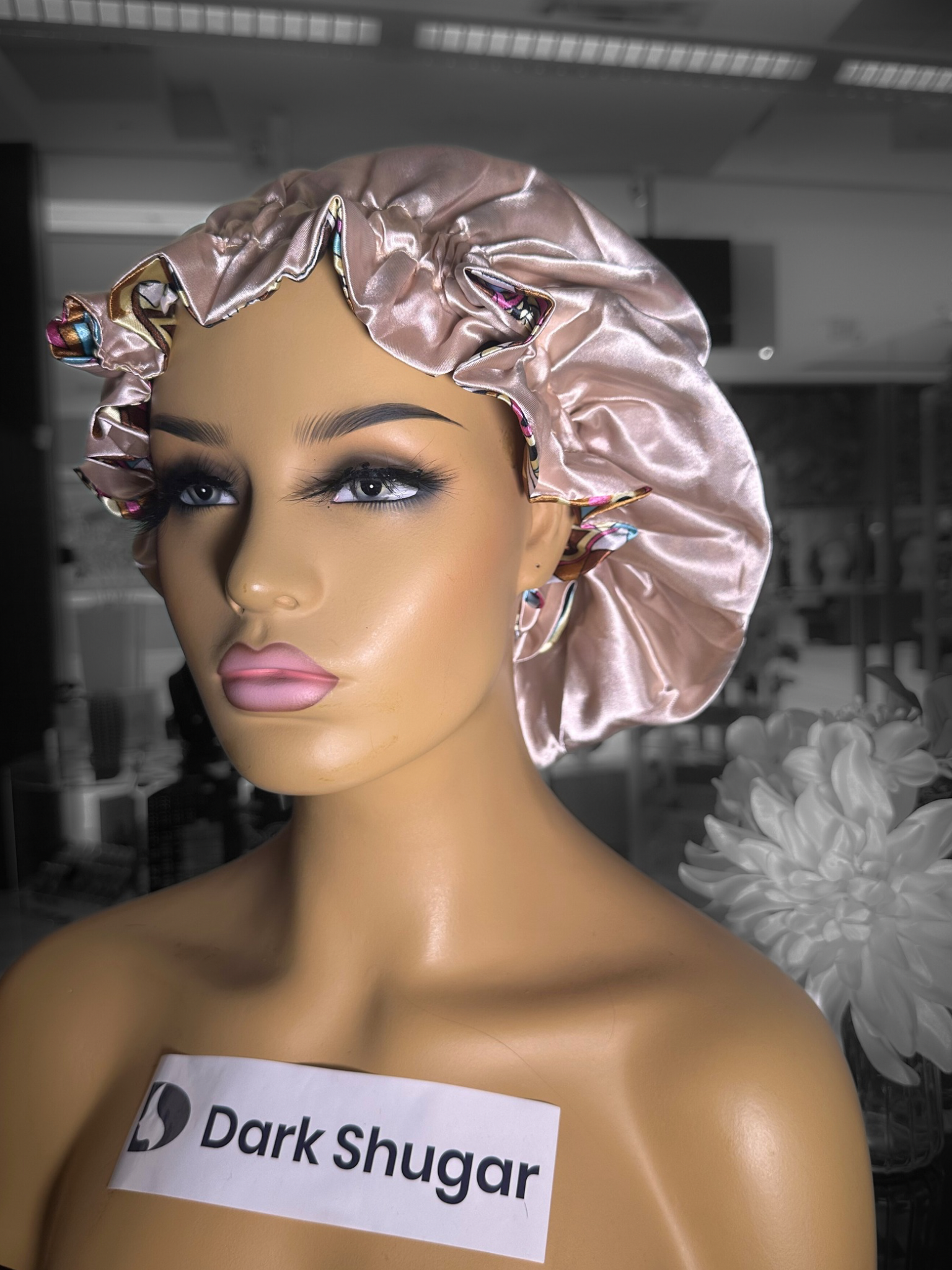 Viola Brown Scrunchie Bonnet