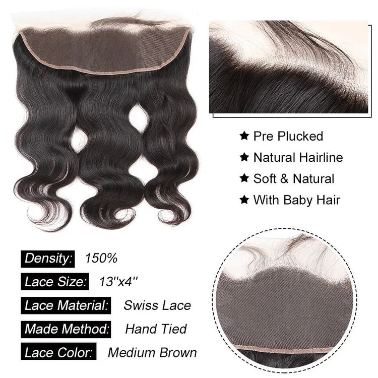 Burmese Bodywave - Lace Frontal