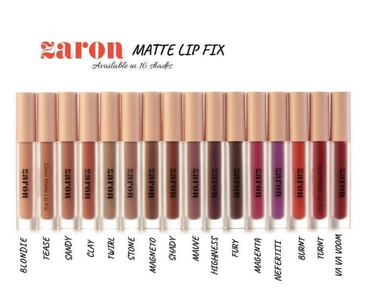 Zaron Matte Lip Fix