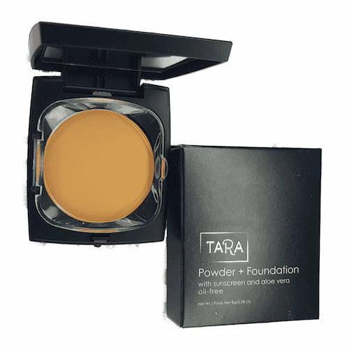 Tara powder + foundation with sunscreen and aloe