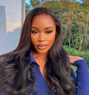 Half Wig/Flip-over Wig - 'Denim Yaki Straight'